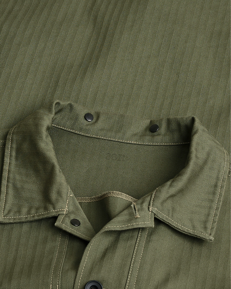 Herren | The Real McCoy's P-44 Utility Coat Sage Green UK36 - EU46 | Pre-owned | The Real McCoy's P-44 Utility Coat Sage Green UK36 - EU46