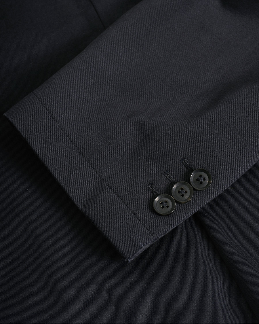 Herren | Pre-owned Sakkos | Pre-owned | Berg&Berg Cotton Blazer Navy 48