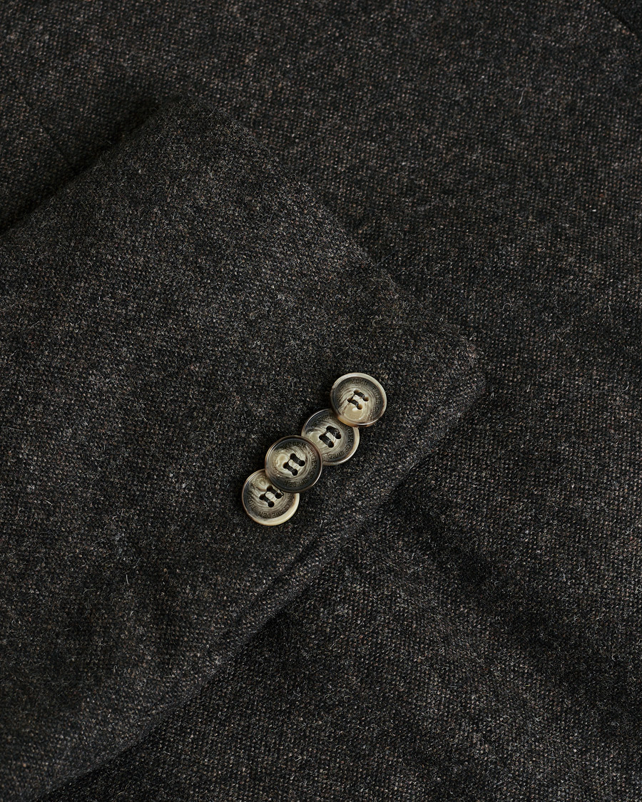 Herren | Pre-owned Sakkos | Pre-owned | Tiger of Sweden Wool Flannel Blazer Brown 46