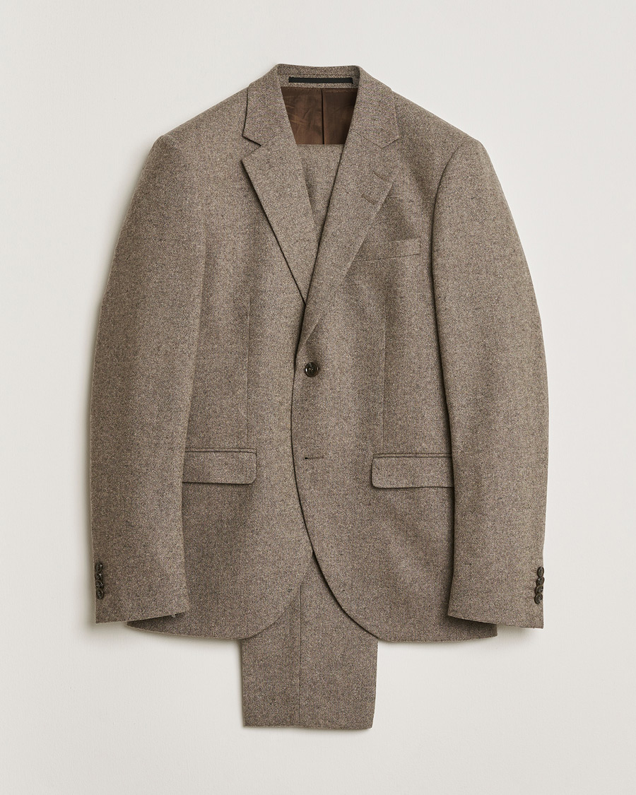 Herren | Pre-owned Anzüge | Pre-owned | Tiger of Sweden Brushed Wool Suit Taupe 48/46