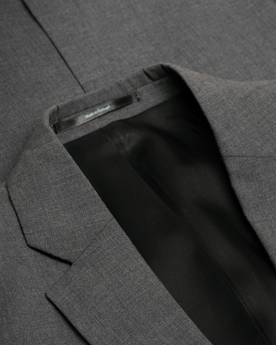 Herren | Filippa K Tom Cool Wool Jacket Grey Melange 46 | Pre-owned | Filippa K Tom Cool Wool Jacket Grey Melange 46