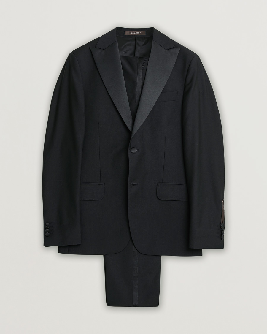 Herren | Pre-owned Anzüge | Pre-owned | Oscar Jacobson Elder & Denz Wool Tuxedo Black 46