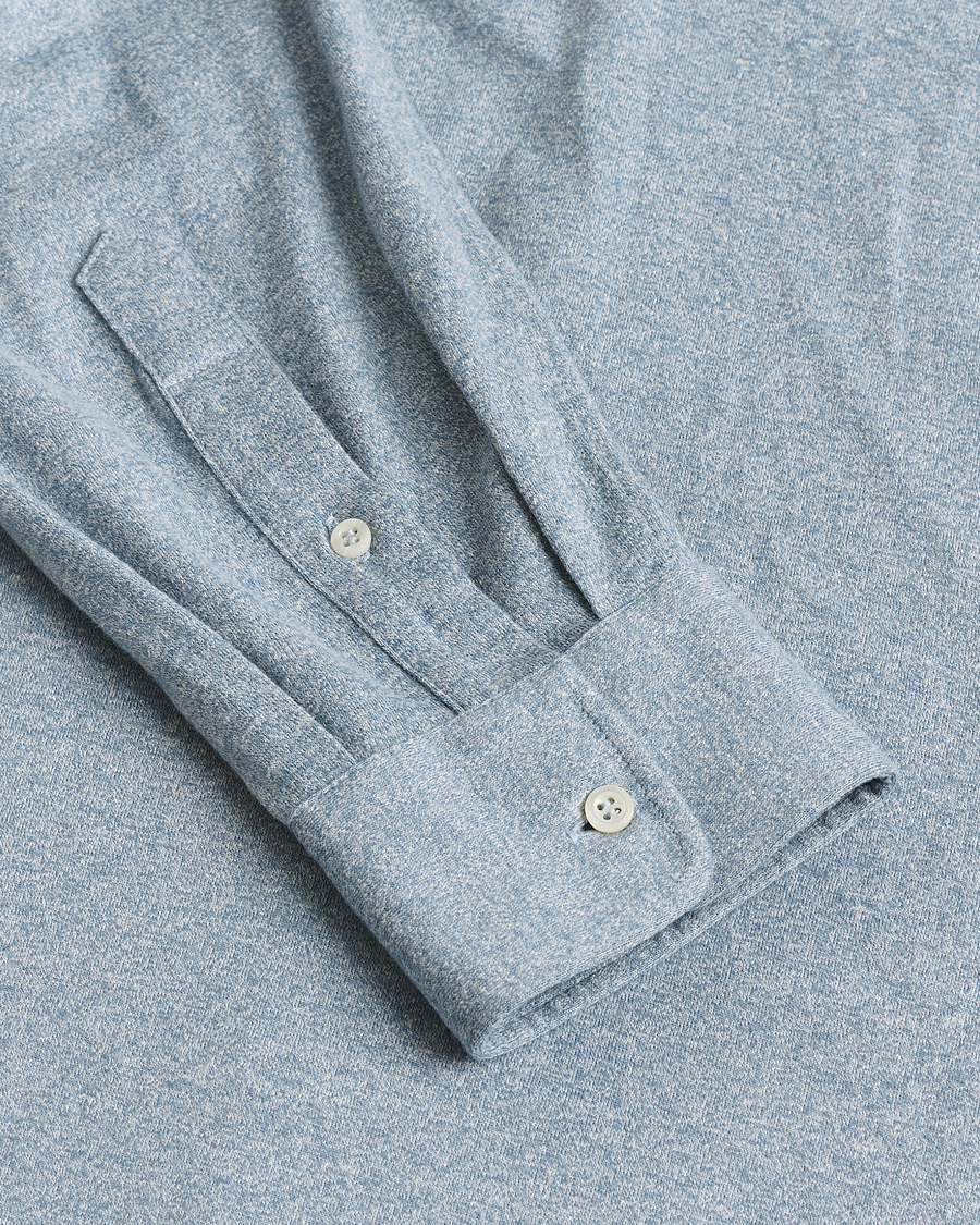 Herren | Brunello Cucinelli Lightweight Jersey Shirt Light Blue L | Pre-owned | Brunello Cucinelli Lightweight Jersey Shirt Light Blue L
