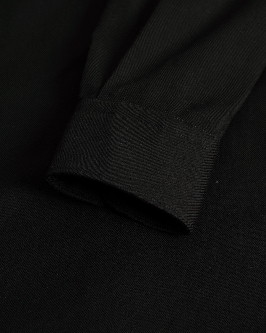 Herren | Zegna Cotton/Cashmere Casual Shirt Black | Pre-owned | Zegna Cotton/Cashmere Casual Shirt Black