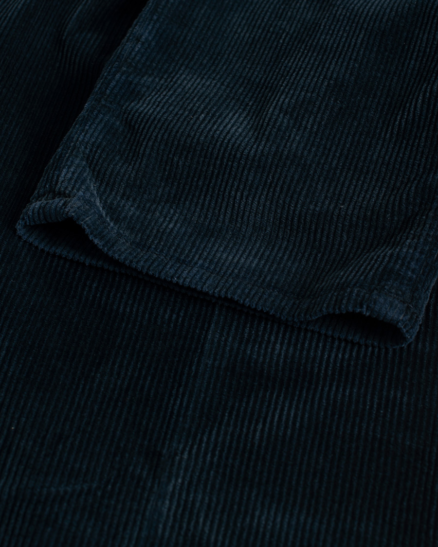 Herren | Incotex Slim Fit Leisure Cord Slacks Navy | Pre-owned | Incotex Slim Fit Leisure Cord Slacks Navy