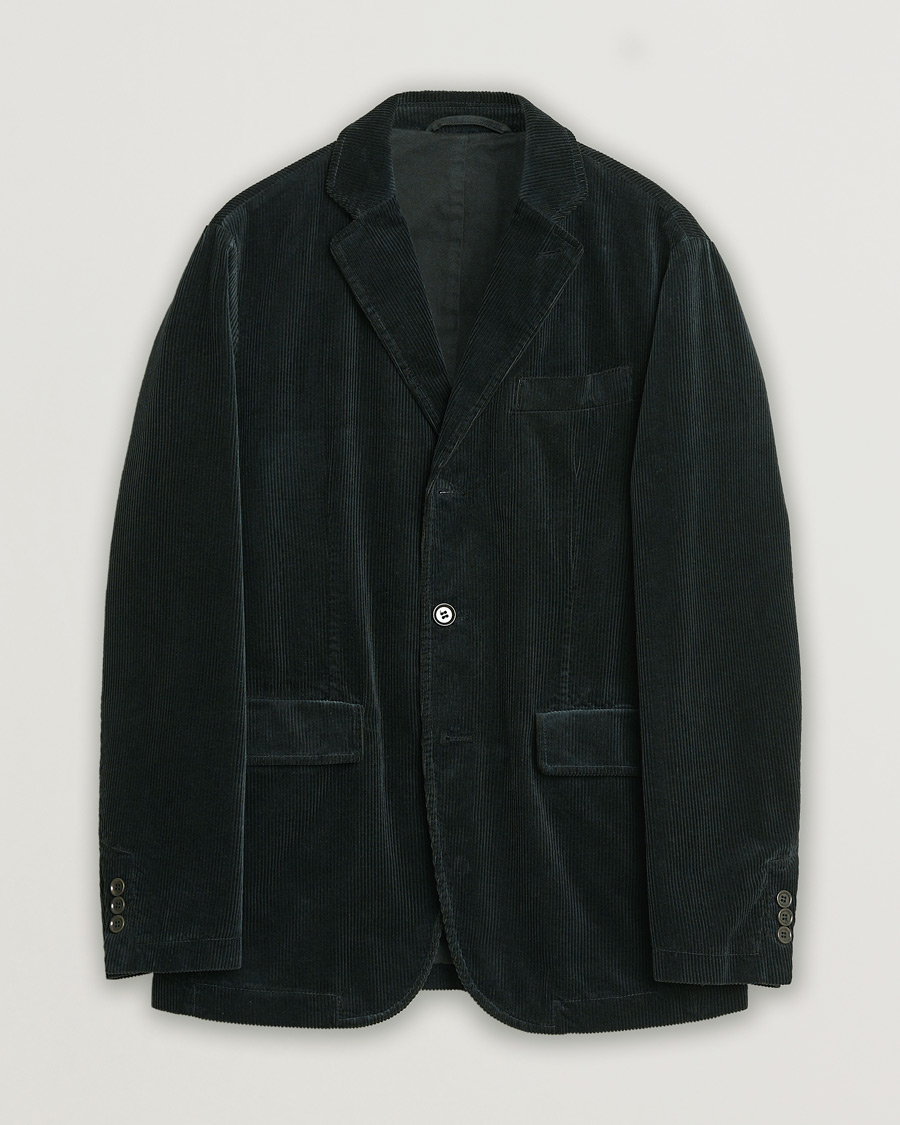 Herren | Pre-owned Sakkos | Pre-owned | Aspesi Corduroy Blazer Emerald S