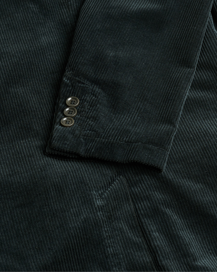 Herren | Pre-owned Sakkos | Pre-owned | Aspesi Corduroy Blazer Emerald S