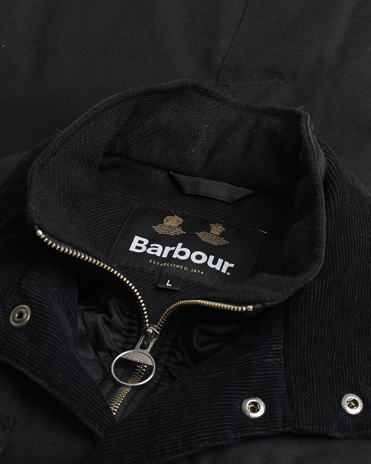 Herren | Pre-owned Jacken | Pre-owned | Barbour Lifestyle Ogston Waxed Jacket Black L