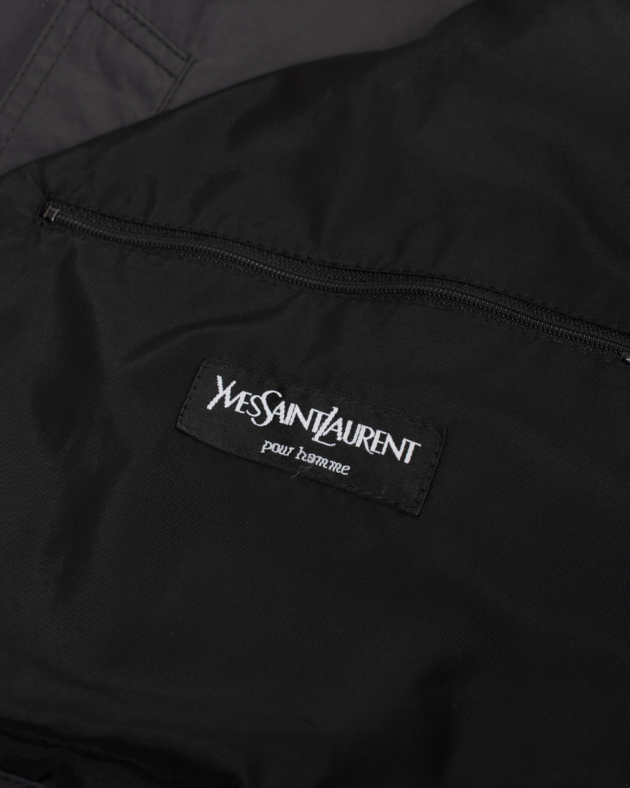 Herren | Yves Saint Laurent Cotton/Nylon Coat Black 48 | Pre-owned | Yves Saint Laurent Cotton/Nylon Coat Black 48