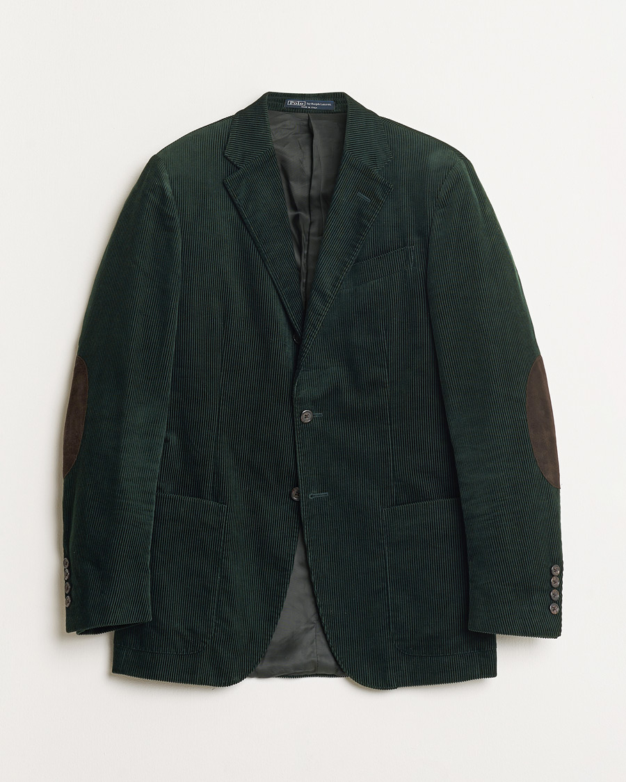 Herren | Pre-owned Sakkos | Pre-owned | Polo Ralph Lauren Corduroy Green Blazer 48