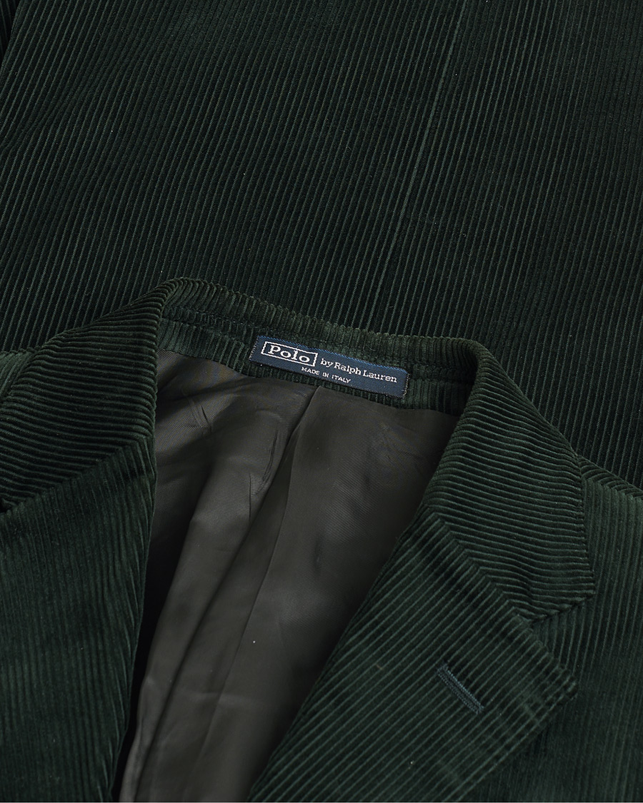 Herren | Pre-owned Sakkos | Pre-owned | Polo Ralph Lauren Corduroy Green Blazer 48