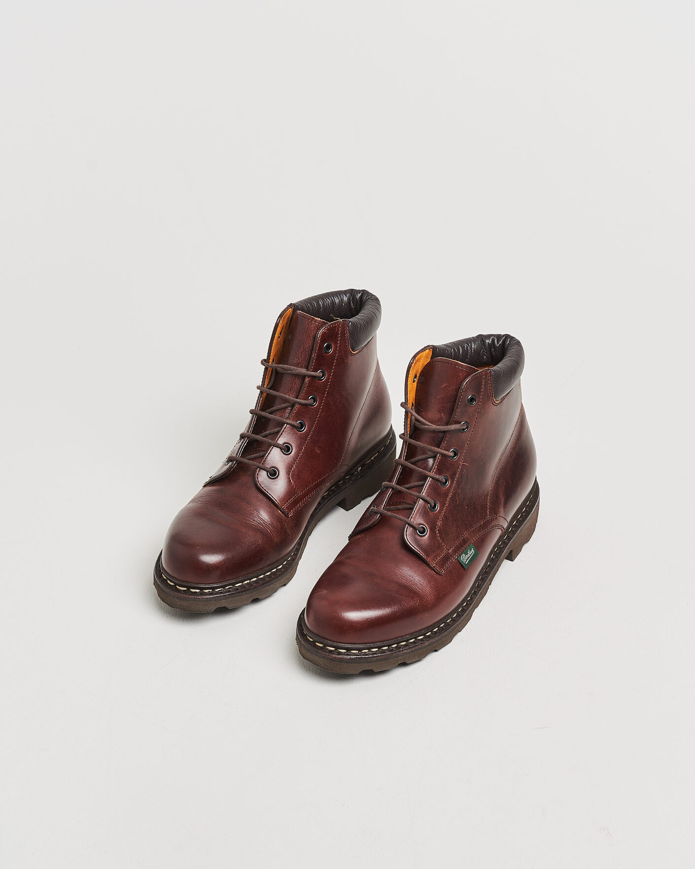 Herren | Pre-owned Rahmengenähte Schuhe | Pre-owned | Paraboot Bergerac Boot Ecorce UK7 - EU41