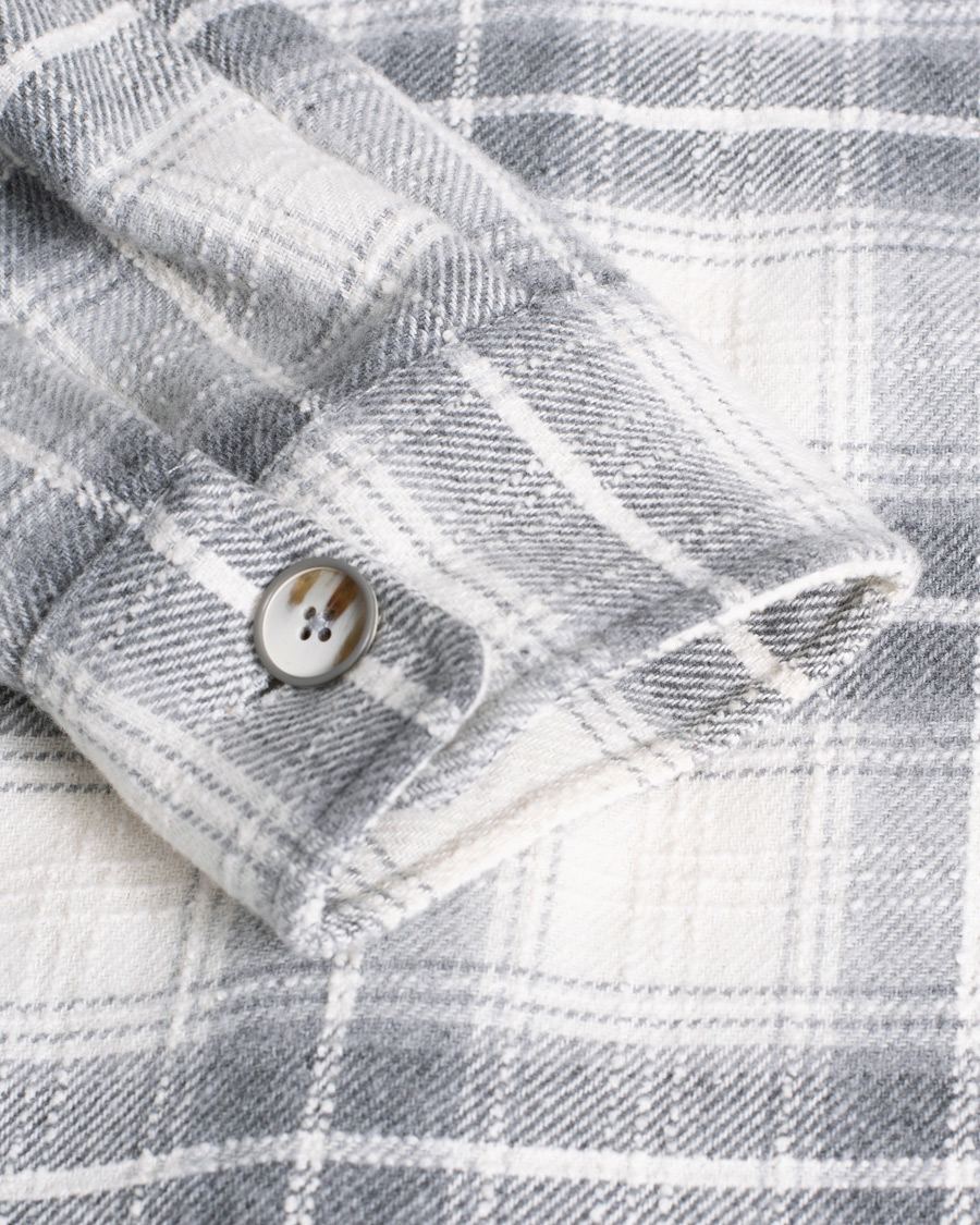 Herren | Jacken | Pre-owned | NN07 Soren Checked Shirt Jacket Grey L