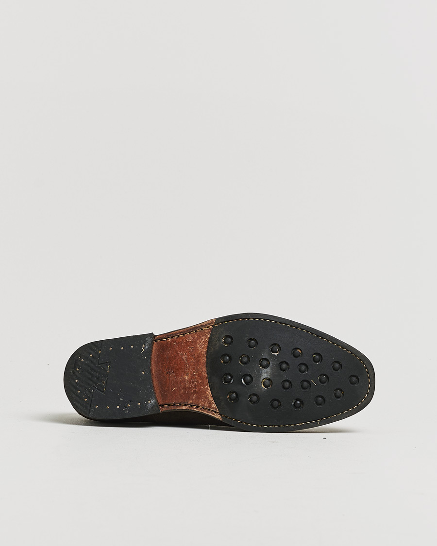 Herren | Pre-owned Rahmengenähte Schuhe | Pre-owned | Myrqvist Äppelviken Oxford Dark Brown Suede UK6 - EU40