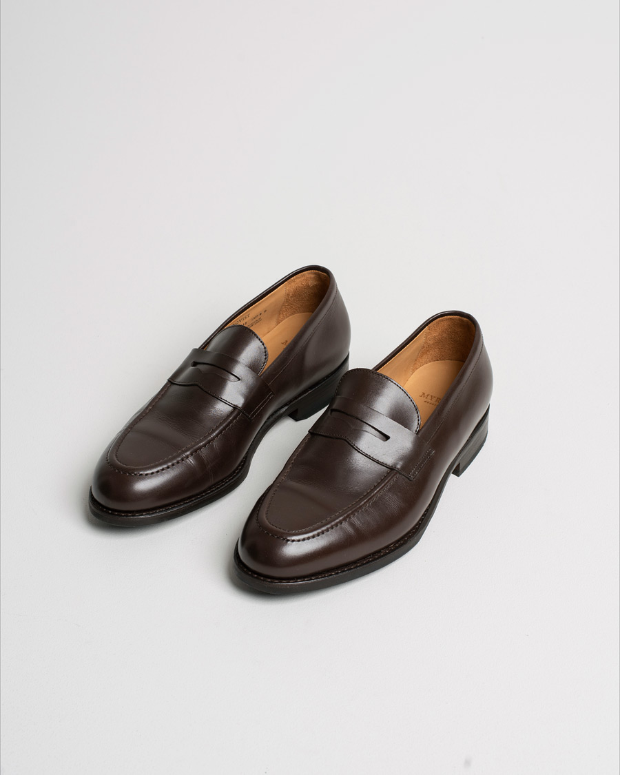 Herren | Myrqvist Stenhammar Loafer Dark Brown Calf | Pre-owned | Myrqvist Stenhammar Loafer Dark Brown Calf
