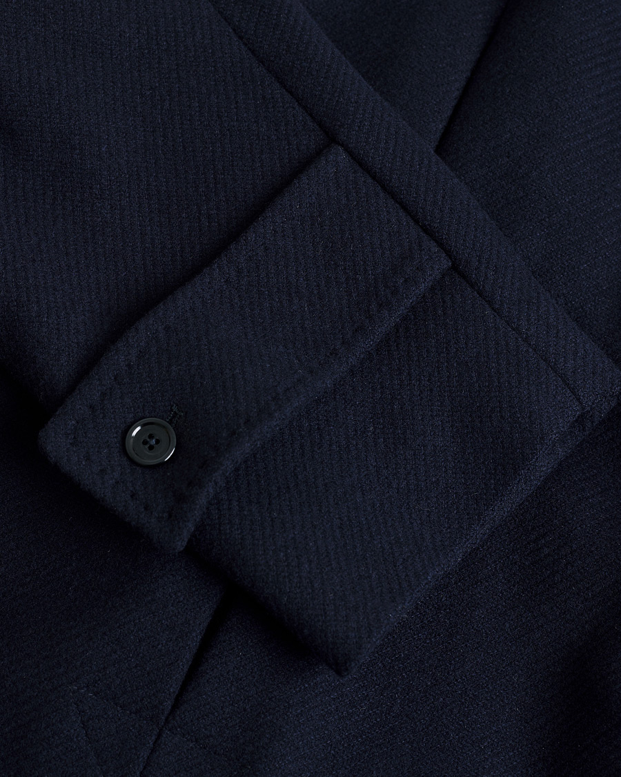 Herren | Pini Parma Raglan Coat Navy 52 | Pre-owned | Pini Parma Raglan Coat Navy 52