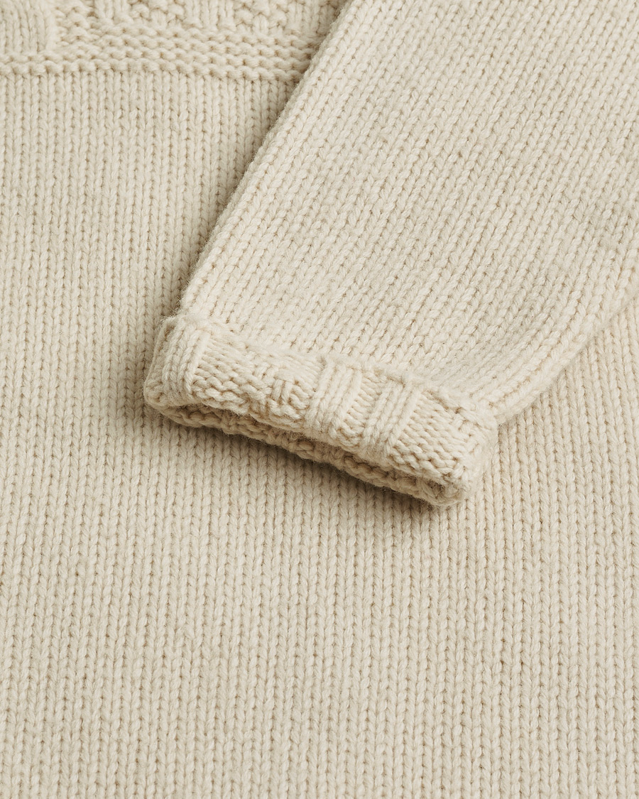 Herren | Pre-owned Pullover | Pre-owned | Polo Ralph Lauren Wool Knitted Aran Rollneck Cream