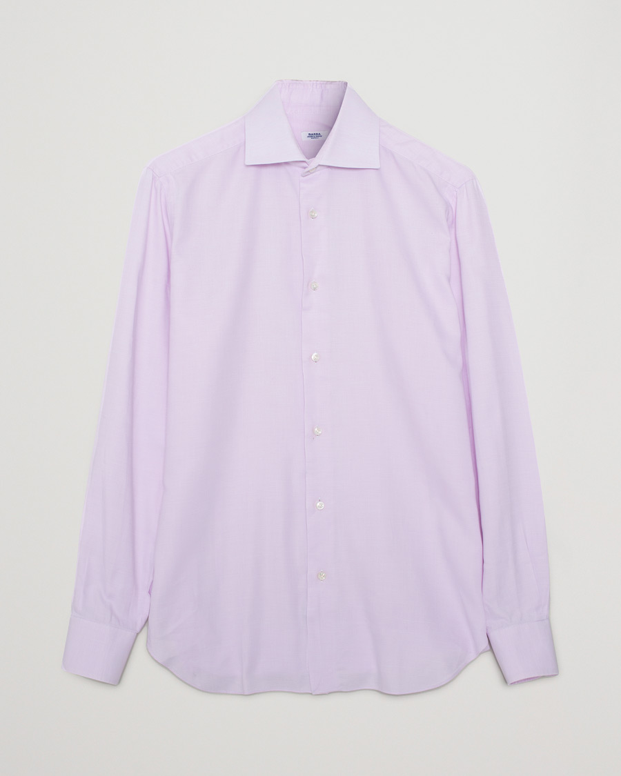 Herren | Barba Napoli Slim Dress Shirt Pink 39 - M | Pre-owned | Barba Napoli Slim Dress Shirt Pink 39 - M