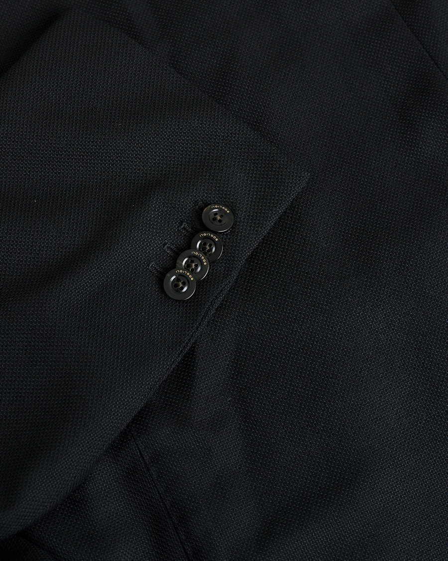 Herren | Pre-owned Sakkos | Pre-owned | Boglioli K Jacket Wool Hopsack Blazer Black