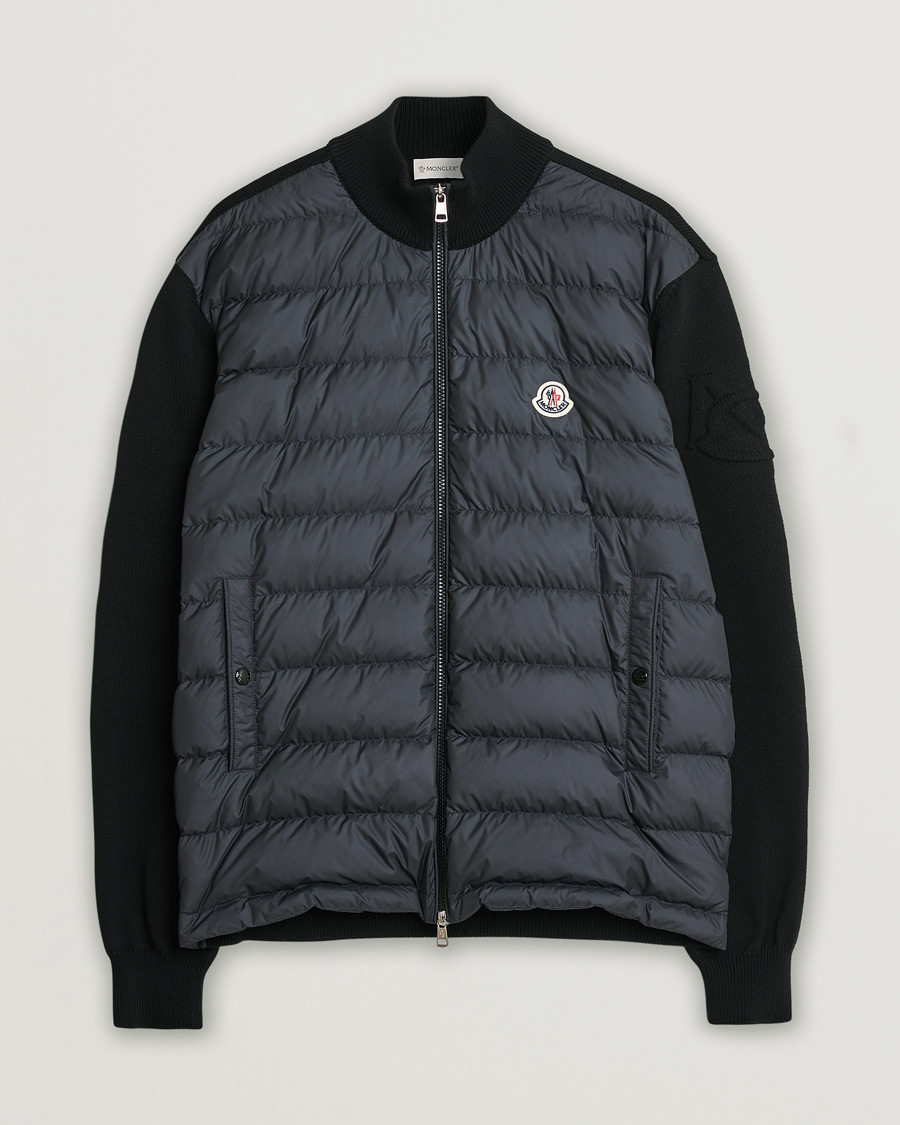 Herren | Pre-owned Jacken | Pre-owned | Moncler Hybrid Zip Cardigan Black