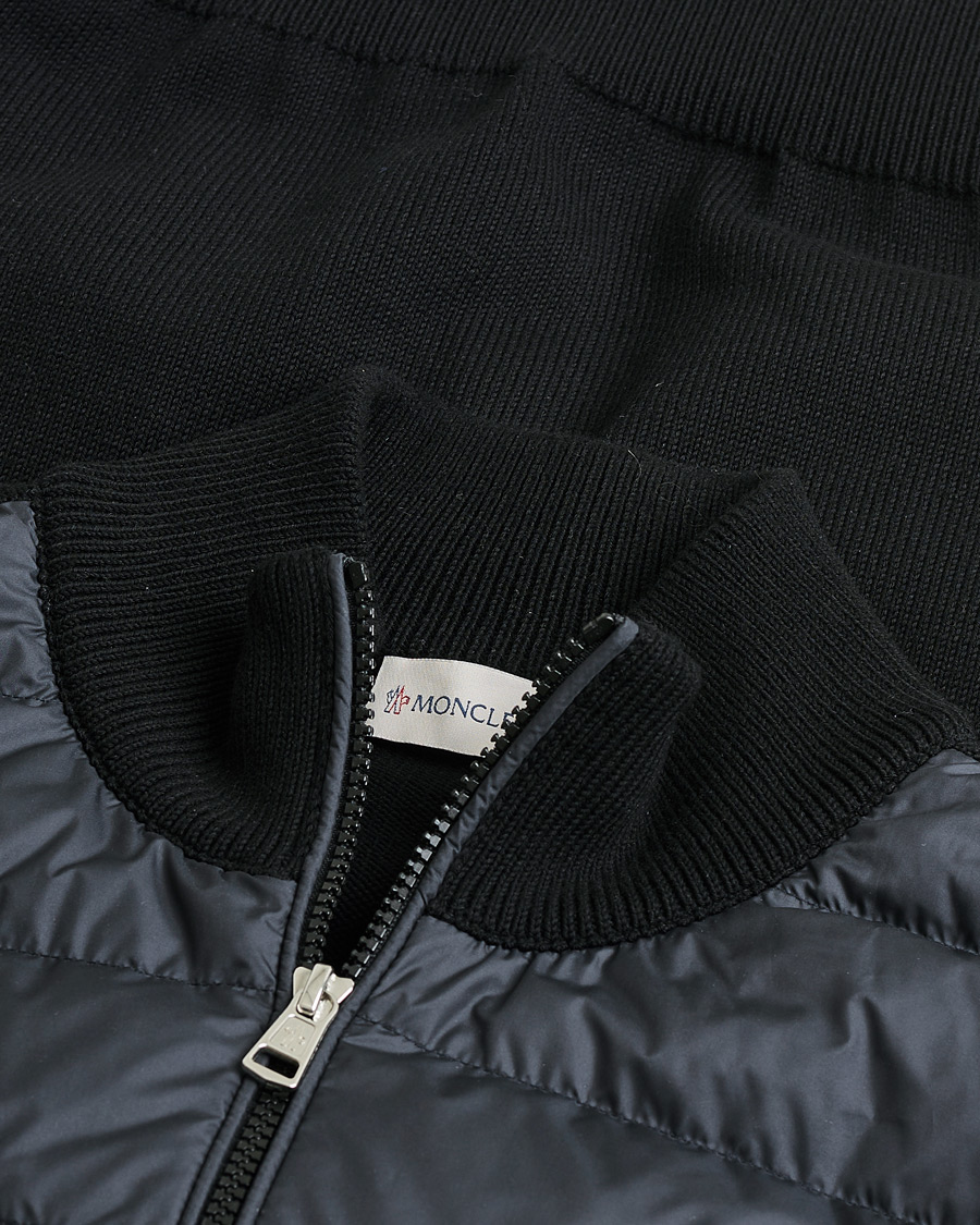 Herren | Pre-owned Jacken | Pre-owned | Moncler Hybrid Zip Cardigan Black
