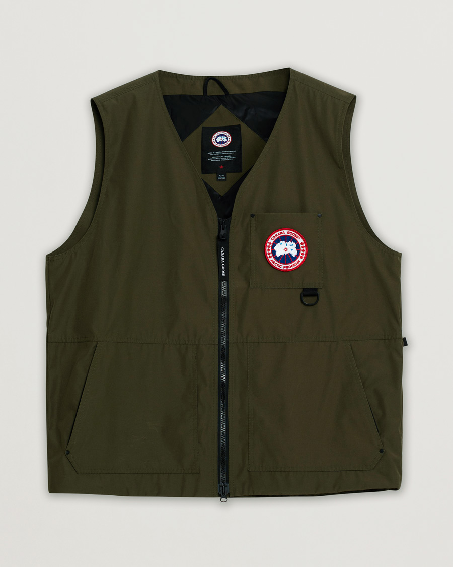 Herren | Canada Goose Canmore Vest Military Green | Pre-owned | Canada Goose Canmore Vest Military Green
