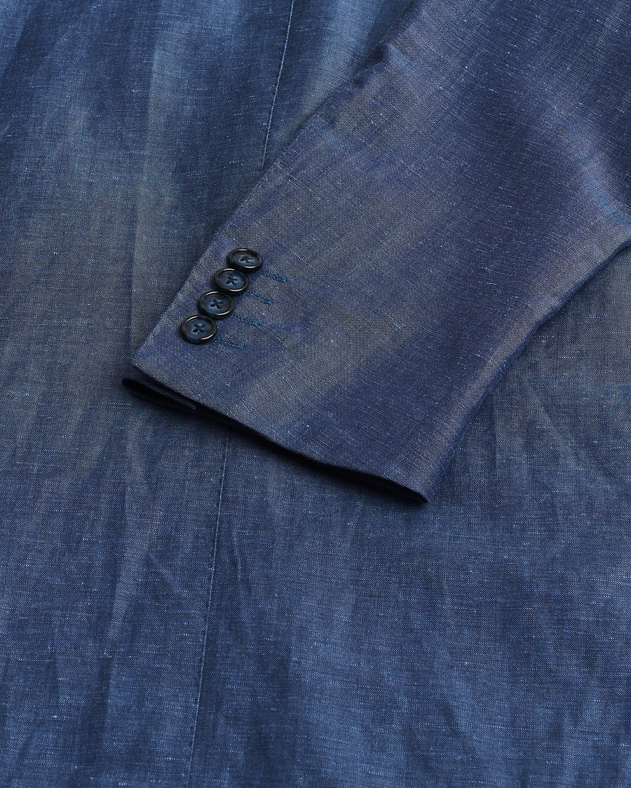 Herren | Pre-owned Anzüge | Pre-owned | Corneliani Linen/Wool Blend Suit Blue 52