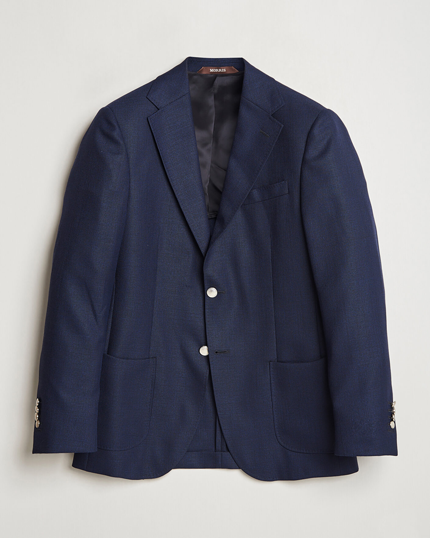 Herren | Pre-owned Sakkos | Pre-owned | Morris Heritage Wool Hopsack Club Blazer Navy 52