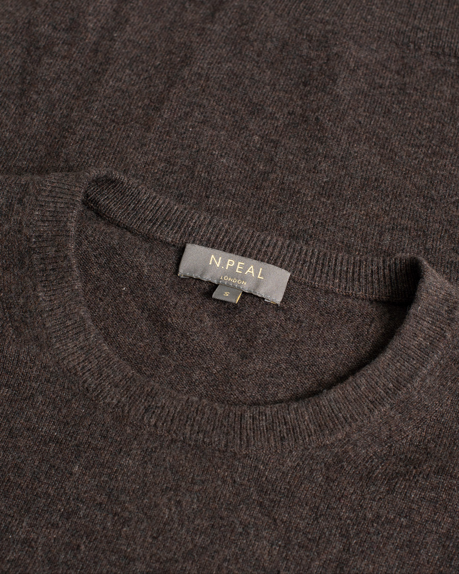 Herren | Pullover | Pre-owned | N. Peal Cashmere Knit Crew Neck Brown S