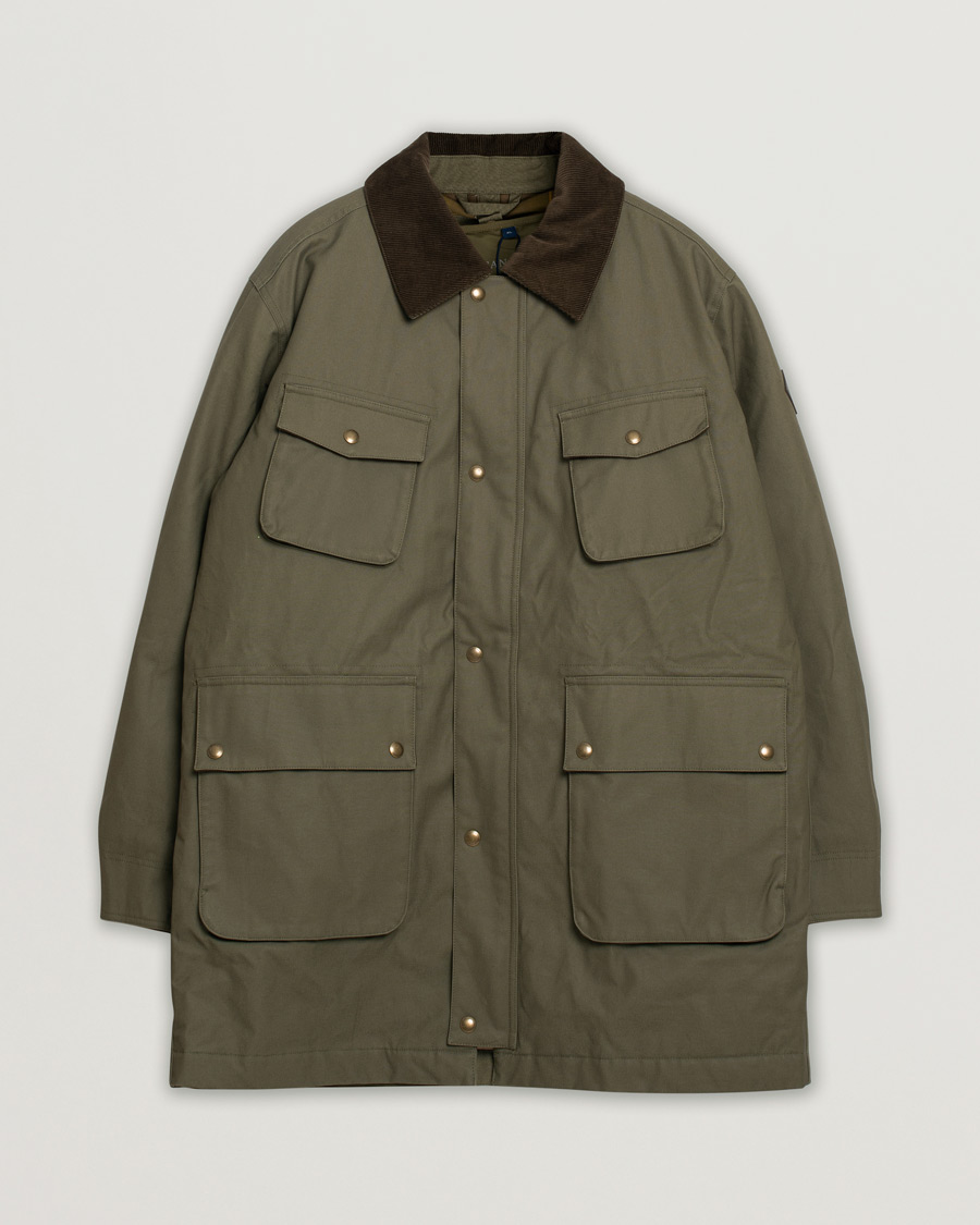 Herren | Pre-owned Jacken | Pre-owned | GANT Waxed Double Decker Jacket Hunter Green XL