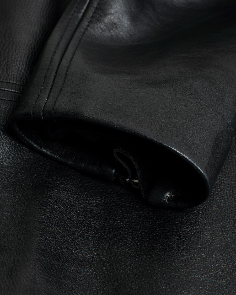 Herren | Acne Studios Biker Leather Jacket Black 46 | Pre-owned | Acne Studios Biker Leather Jacket Black 46