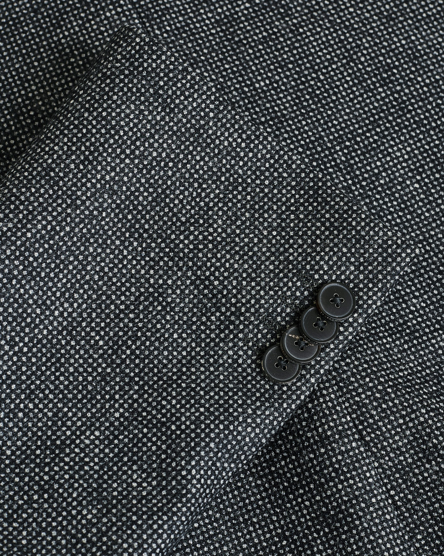 Herren | Pre-owned Sakkos | Pre-owned | HUGO Flannel Wool Blazer Grey 54