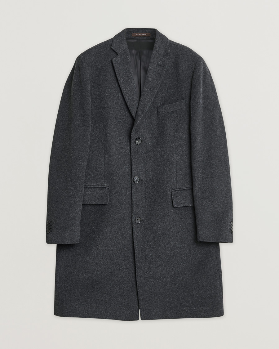 Herren | Pre-owned Jacken | Pre-owned | Oscar Jacobson Savile Row Wool/Cashmere Coat Dark Grey 52