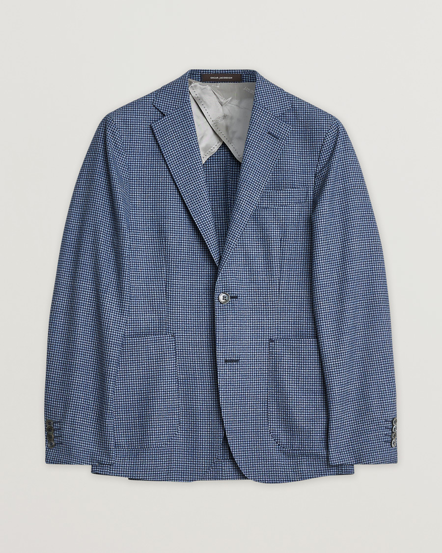 Herren | Pre-owned Sakkos | Pre-owned | Oscar Jacobson Ferry Check Wool Blazer Multi