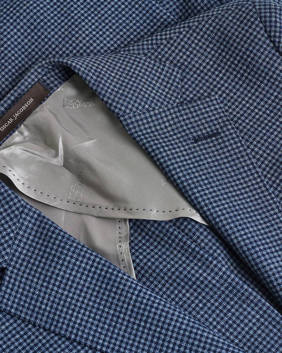 Herren | Pre-owned Sakkos | Pre-owned | Oscar Jacobson Ferry Check Wool Blazer Multi