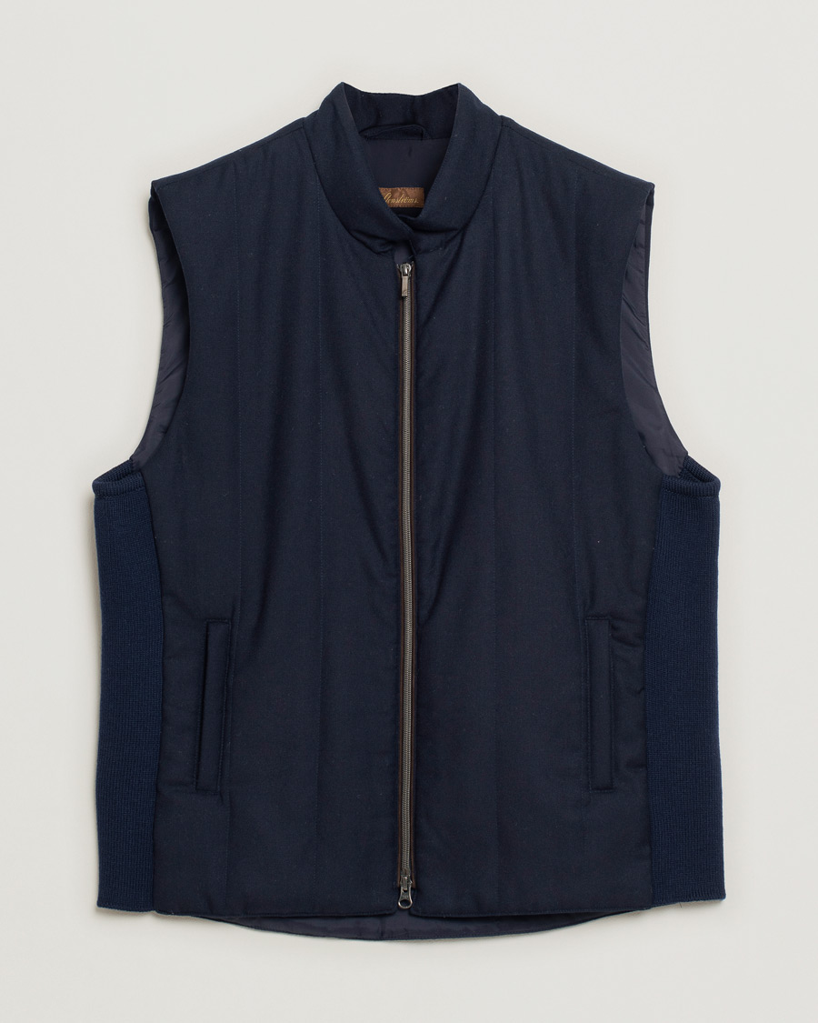 Herren | Stenströms Wool Vest Navy XL | Pre-owned | Stenströms Wool Vest Navy XL