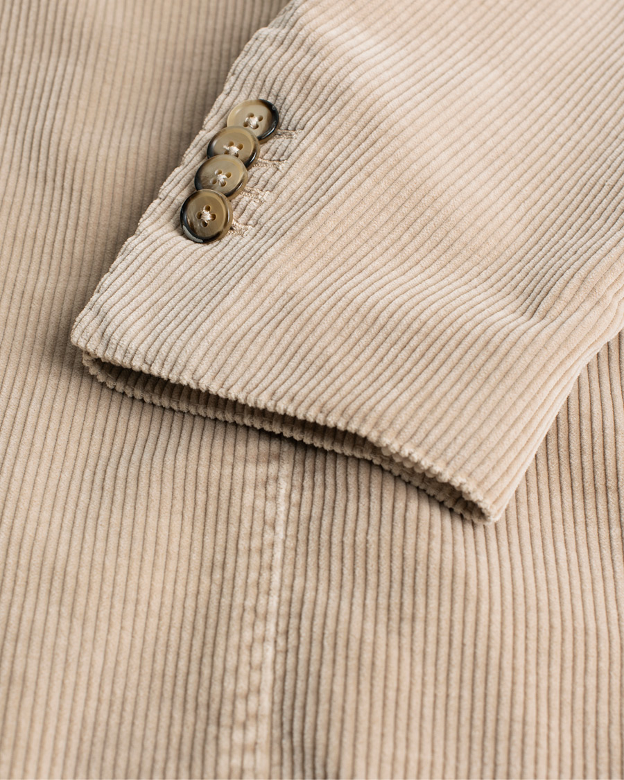 Herren | L.B.M. 1911 Jack Corduroy Blazer Beige | Pre-owned | L.B.M. 1911 Jack Corduroy Blazer Beige