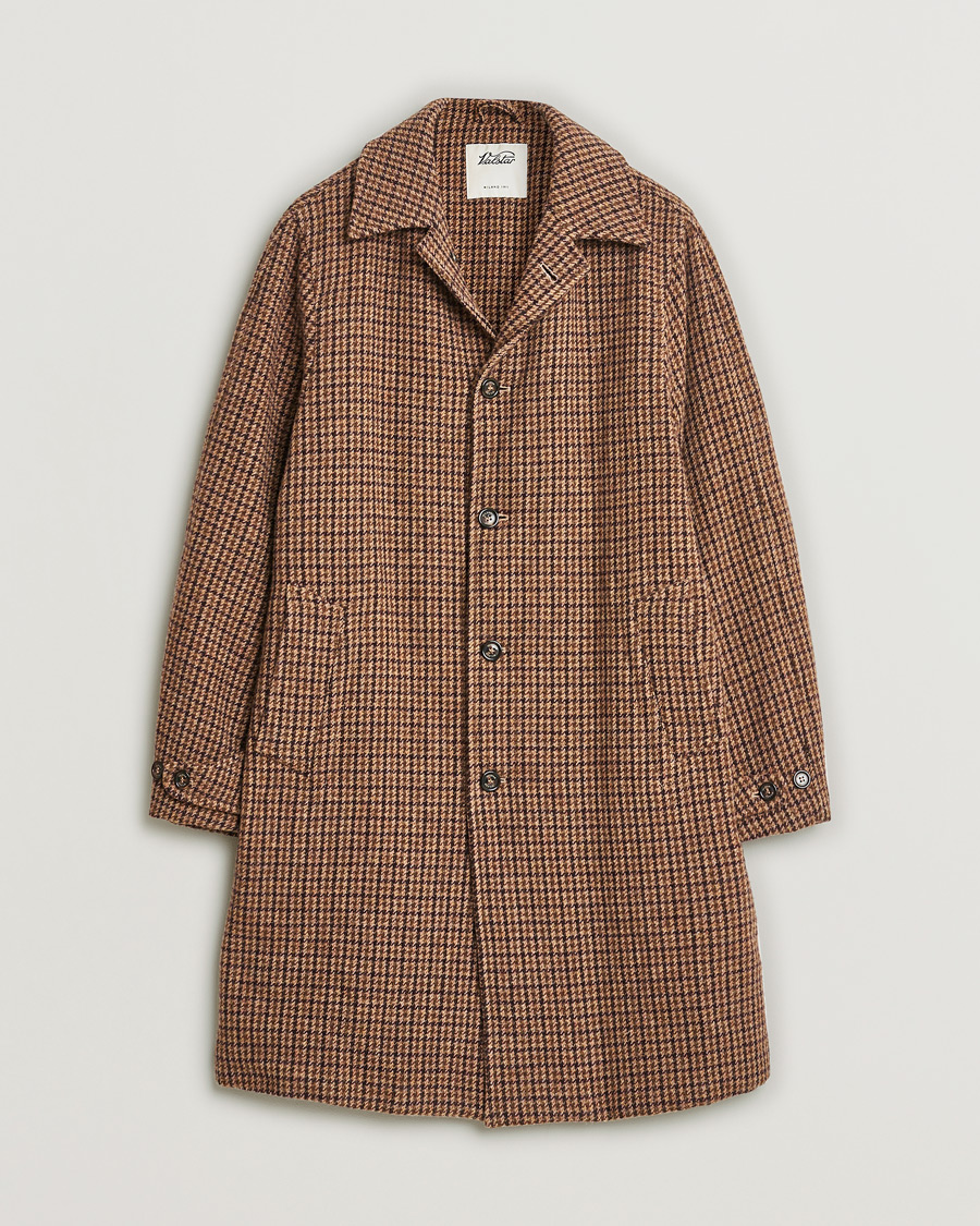 Herren | Pre-owned Jacken | Pre-owned | Valstar Wool Overcoat Brown Houndstooth 50