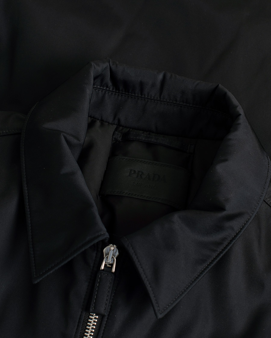 Herren | Prada Re-Nylon Lifestyle Jacket Black 52 | Pre-owned | Prada Re-Nylon Lifestyle Jacket Black 52
