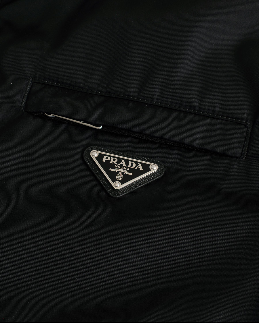 Herren | Prada Re-Nylon Lifestyle Jacket Black 52 | Pre-owned | Prada Re-Nylon Lifestyle Jacket Black 52