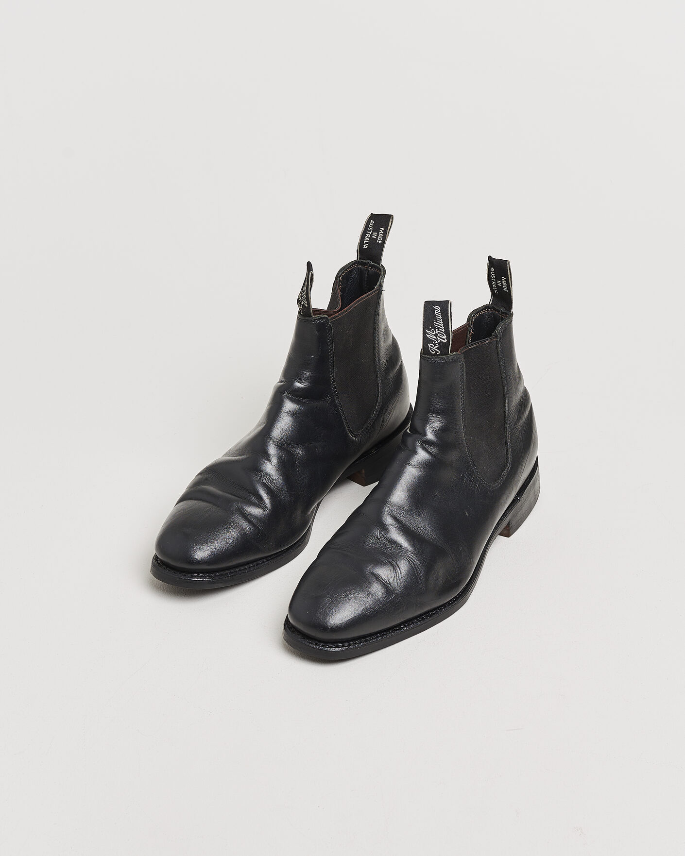 Herren | Pre-owned Rahmengenähte Schuhe | Pre-owned | R.M.Williams Comfort Craftsman G Boot Yearling Black UK9 - EU43,5