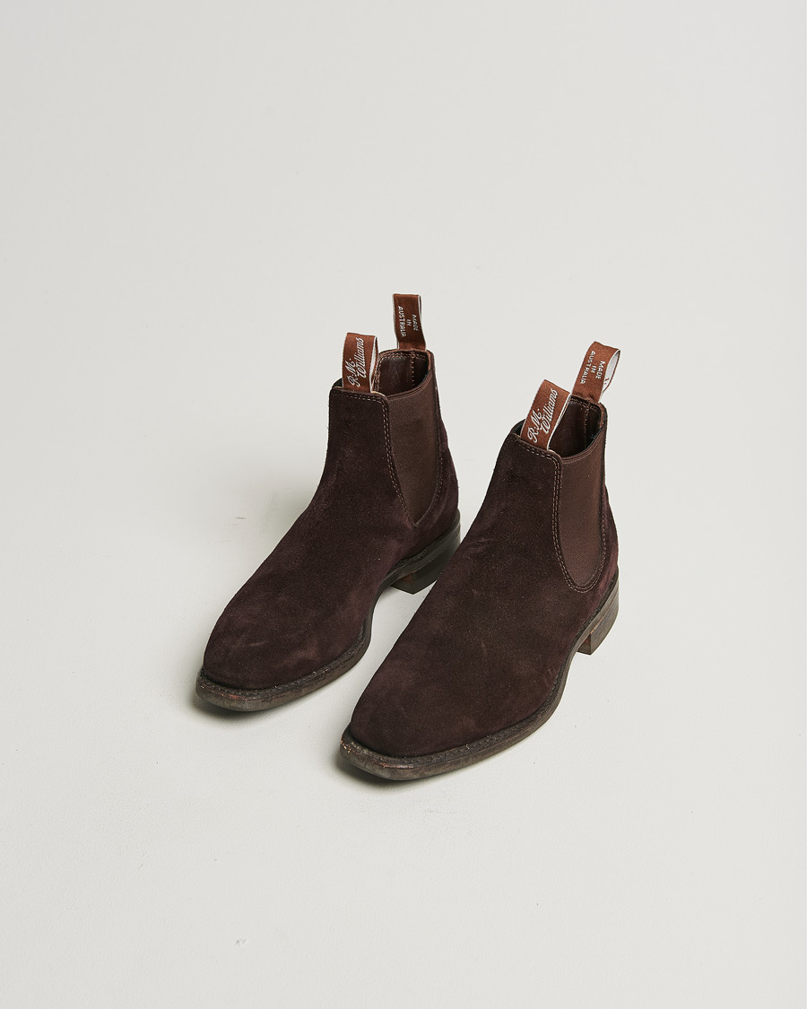 Herren | R.M.Williams Comfort Craftsman G Boot Chocolate Suede | Pre-owned | R.M.Williams Comfort Craftsman G Boot Chocolate Suede