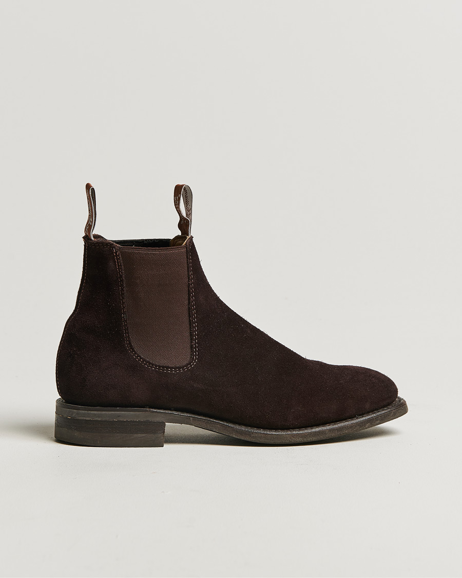 Herren | R.M.Williams Comfort Craftsman G Boot Chocolate Suede | Pre-owned | R.M.Williams Comfort Craftsman G Boot Chocolate Suede