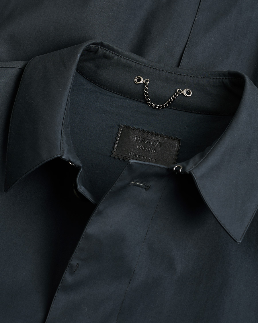 Herren | Pre-owned Jacken | Pre-owned | Prada Water Repellent Car Coat Navy XL