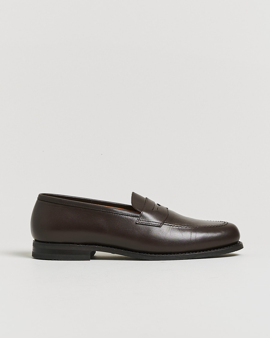 Herren | Pre-owned Rahmengenähte Schuhe | Pre-owned | Myrqvist Stenhammar II Loafer Dark Brown Calf UK10,5 - EU44,5