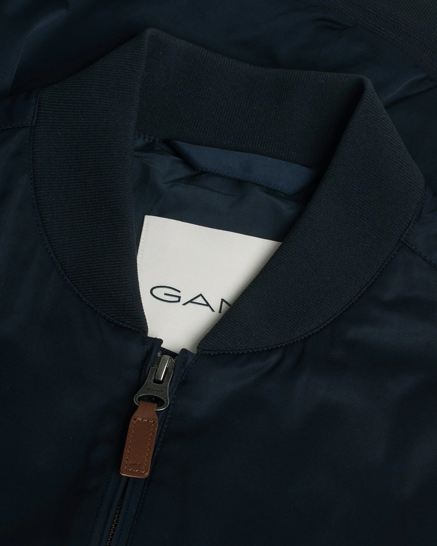 Herren | GANT Bomber Jacket Evening Blue M | Pre-owned | GANT Bomber Jacket Evening Blue M
