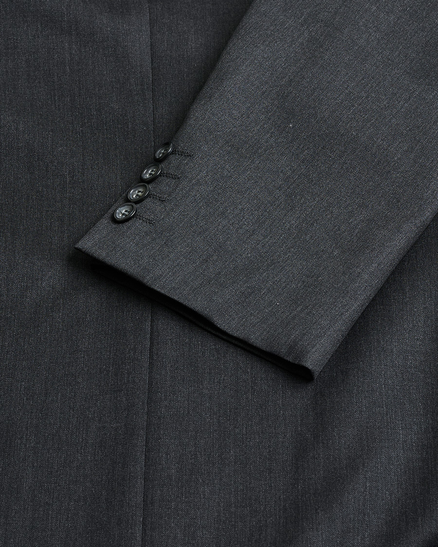 Herren | Pre-owned Anzüge | Pre-owned | Oscar Jacobson Vintage Wool Suit Dark Grey 50