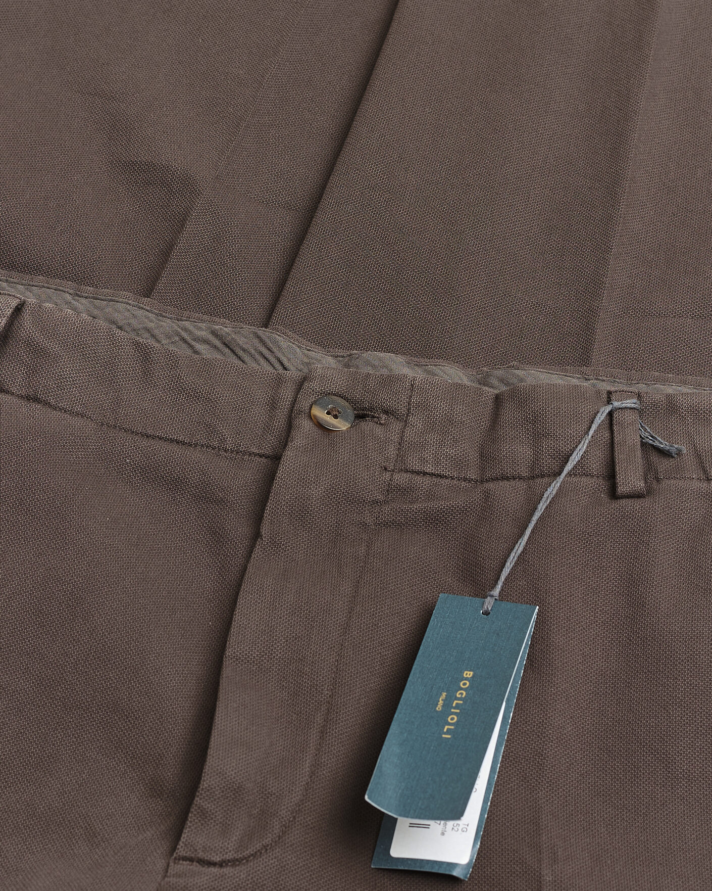 Herren | Pre-owned Hosen | Pre-owned | Boglioli Regular Fit Cotton Chinos Brown 52