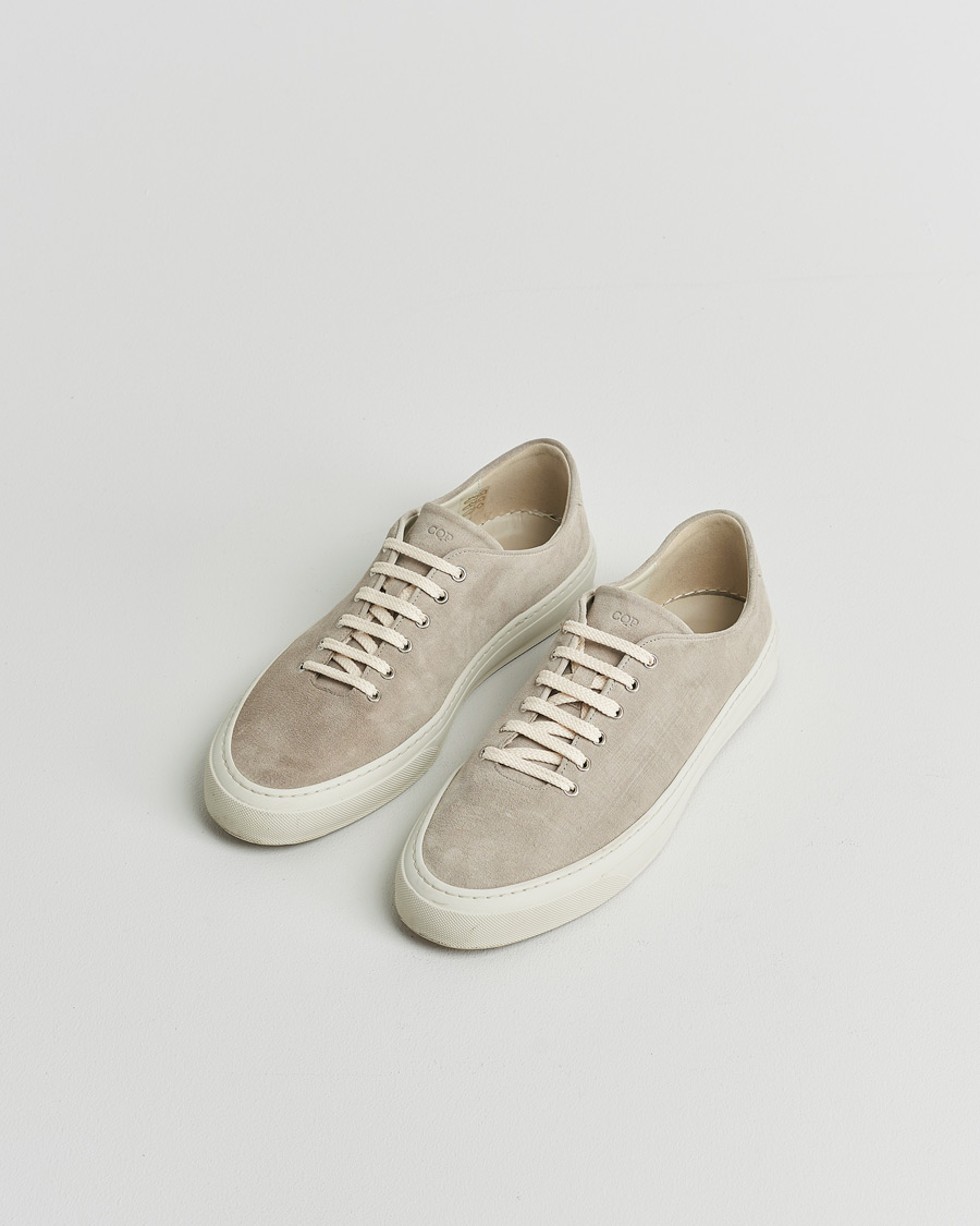 Herren | CQP Genoa Suede Deck Shoe Taupe | Pre-owned | CQP Genoa Suede Deck Shoe Taupe