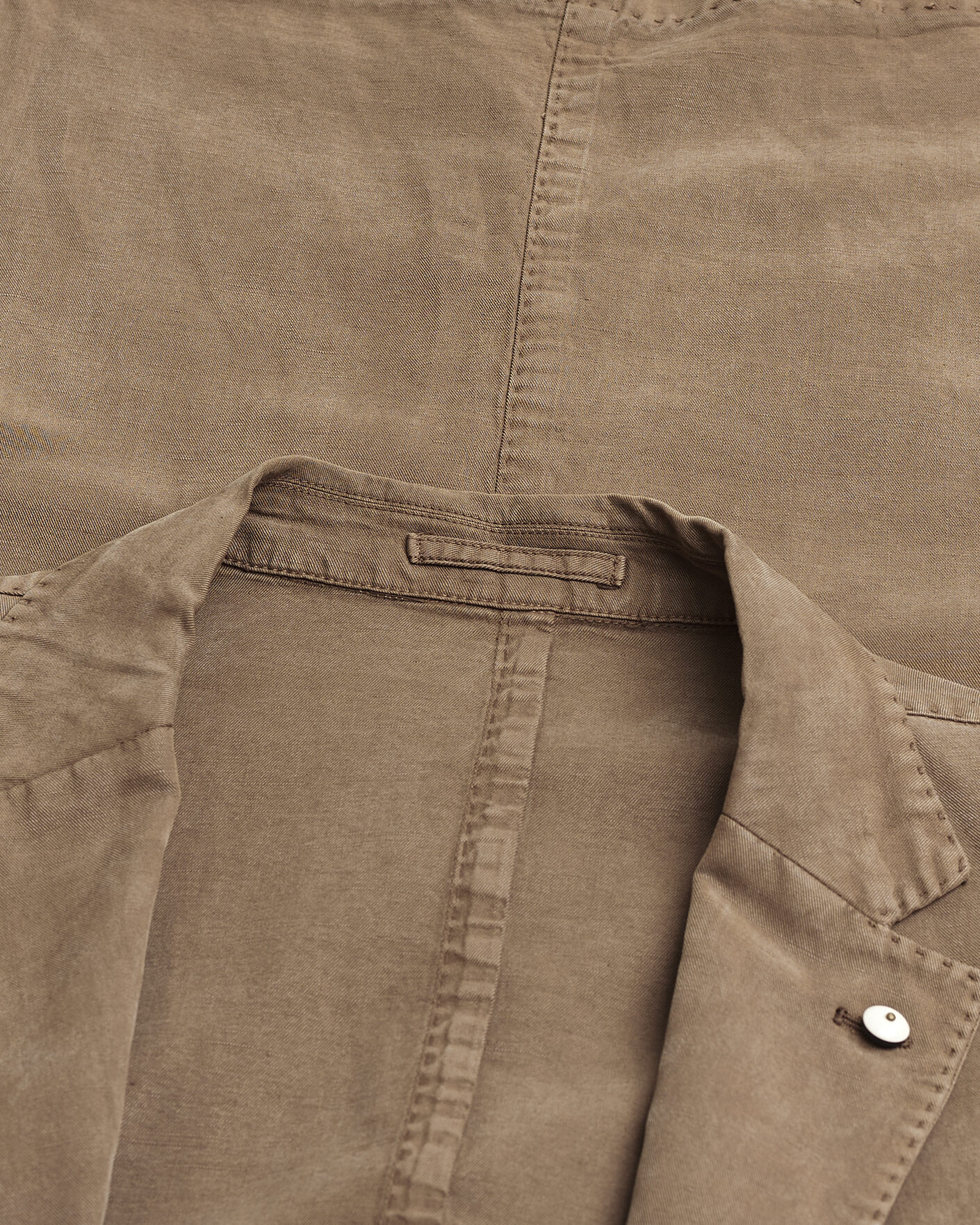 Herren | Pre-owned Sakkos | Pre-owned | L.B.M. 1911 Jack Regular Fit Cotton Blend Blazer Taupe 54